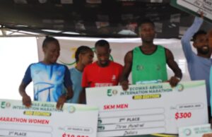 Kenyans, Ethiopians Dominate The Half Marathon At ECOWAS Marathon, Nigerians Win 5 Km Race
