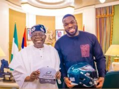 Tinubu Hosts Super Bowl Champion Ojomo, Urges Support For Nigerian Talent