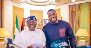 Tinubu Hosts Super Bowl Champion Ojomo, Urges Support For Nigerian Talent