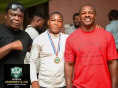 “Time Up To Show Up” – Afeniforo Adefunke Gears Up For First International Outing At Independence Armwrestling Challenge
