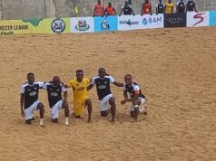 Anambra Beach Soccer Warriors Arrive in Kebbi, Determined to Conquer 2025 Nigeria Beach Soccer League