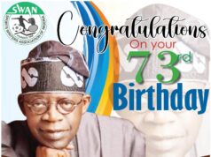 SWAN Celebrates President Tinubu on 73rd Birthday, Applauds His Commitment to Sports Development