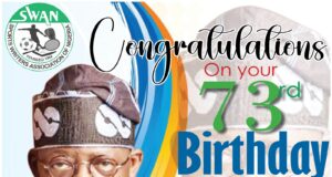 SWAN Celebrates President Tinubu on 73rd Birthday, Applauds His Commitment to Sports Development