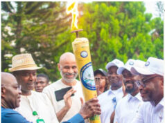 Abia State Welcomes Niger Delta Sports Festival Torch Amid Grand Ceremony