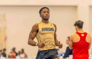 Olaolu Olatunde Opens Season with Strong 100m Performance at Texas Relays