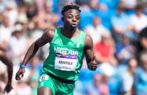 Alaba Akintola Clocks Season Best in Men’s 200m at Florida Relays, Finishes Third Behind De Grasse