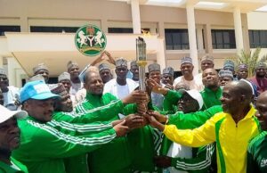 Katsina Governor Lights Torch of Unity, Affirms Full Participation in Ogun 2025 National Sports Festival