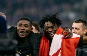 Igoh Ogbu, Moses David Celebrate Historic League Triumph with Slavia Praha