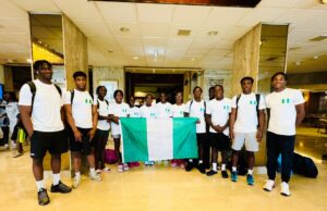 Nigeria’s Largest Junior Swim Team Lands Egypt for African Championship