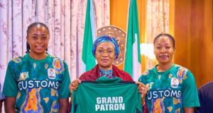 Customs VC Encouraged to Make First Lady Proud at 2025 African Women’s Club Volleyball Championship