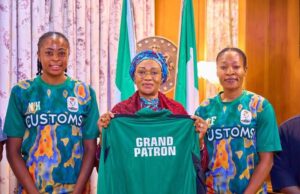 Customs VC Encouraged to Make First Lady Proud at 2025 African Women’s Club Volleyball Championship