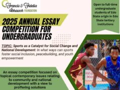 Francis And Fidelia Ibhawoh Foundation Unveils New Logo, Announces 2025 Essay Competition