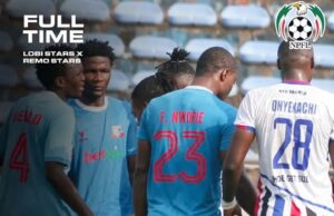Remo Stars Fight Back Against Lobi Stars to Extend NPFL Lead to Six Points