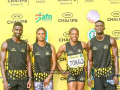 Team Nigeria Stars Shine Bright at MTN Champs Lagos, Win Mixed 4x400m Relay