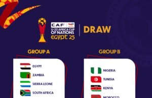 CAF U20 AFCON New Draws: Nigeria Draws Morocco Again