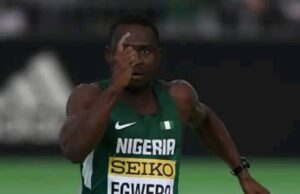 Veteran Sprinter Ogho-Oghene Egwero Storms to 100m Victory at Jet Relays 2025 in Texas