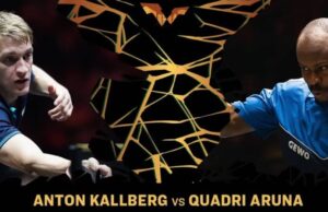 Aruna Eyes Revenge Against Swedish Kallberg at 2025 ITTF World Cup
