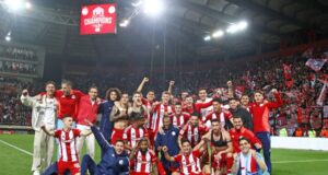 Bruno Onyeamachi Clinches First League Title with Olympiakos After Victory Over AEK Athens