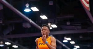Rejoice Sule Dazzles with Impressive 23.37s Victory at Pacific Coast Intercollegiate