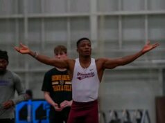 Charles Godfred Clinches Long Jump Victory at Tom Jones Memorial with Final Attempt Heroics