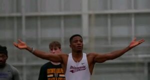 Charles Godfred Clinches Long Jump Victory at Tom Jones Memorial with Final Attempt Heroics