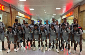 U20 AFCON: Flying Eagles Arrive In Cairo, To Play Young Pharaohs In friendly On Tuesday
