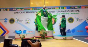 Golden Girl of Mauritius: Sarah Ovayioza’s Triple Gold Seals Nigeria’s Weightlifting Supremacy