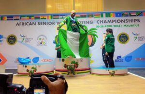 Golden Girl of Mauritius: Sarah Ovayioza’s Triple Gold Seals Nigeria’s Weightlifting Supremacy