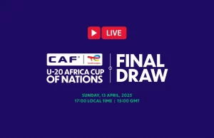 Nigeria Avoids Host Egypt as New CAF U-20 AFCON Draws Hold Today in Cairo
