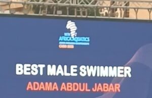 History Made in Cairo: Abduljabar Adama Crowned Best Male Swimmer as Nigeria Finishes 3rd at Africa Junior Swimming Championships