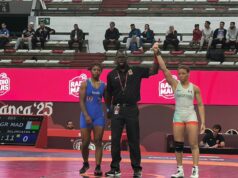 Just In: Jumoke Adekoye Claims Nigeria’s Third Gold of the Evening at African Wrestling Championships