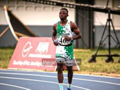 Alaba Akintola Impresses at Music City Challenge with 200m Victory and 100m Medal Finish