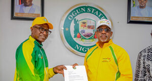 Odegbami Named Ogun’s Grand Sports Ambassador as Abiodun Unveils Star-Studded Team Ahead of National Sports Festival