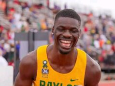 Ezekiel Nathaniel Shatters National Record Again With 47.89s To Win Big 12 Title