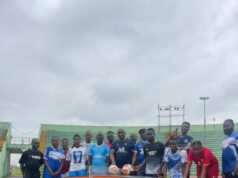 Legendary Goalkeeper Idah Peterside Inspires Rivers Whales Teqball Team Ahead of National Sports Festival