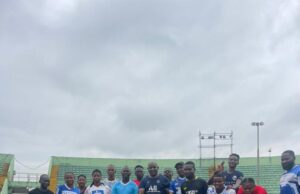 Legendary Goalkeeper Idah Peterside Inspires Rivers Whales Teqball Team Ahead of National Sports Festival