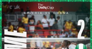 Cyriel Dessers Leads Super Eagles to Unity Cup Final with 2-1 Victory Over Ghana
