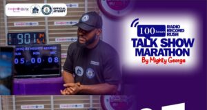 UNSTOPPABLE ON AIR: Mighty George Clocks 105 Hours, Sets Dazzling New World Record in Radio Talk Show Marathon