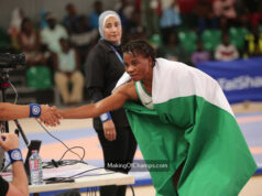 Breaking News: Christianah Ogunsanya Wins Gold for Nigeria At African Wrestling Championships