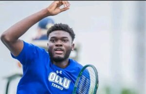Nigeria’s David Ekpenyong Rises to No. 1 in NAIA Tennis Rankings