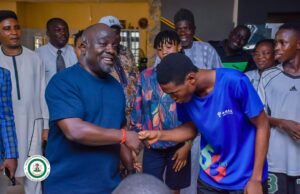 A Bold Step to Greatness: NSC DG Olopade Inspires Nigeria’s Junior Athletes Ahead of Gateway Games