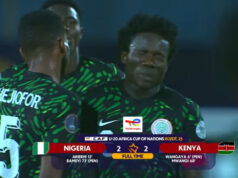 BREAKING: Flying Eagles Advance to Quarterfinals After 2-2 Draw with Kenya