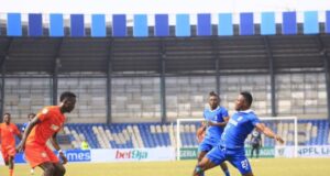Late Penalty Sinks Sunshine Stars in Tense NPFL Clash Against Shooting Stars