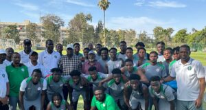 Nigeria vs Senegal: NFF Scribe, Mohammed Sanusi Visits Flying Eagles Camp, Charges Players to Go for World Cup Ticket