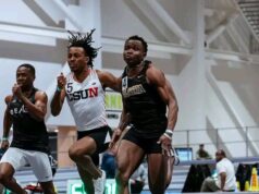 Joshua Caleb Retains Sprint Titles at GNAC Outdoor Championships, Anchors Alaska Anchorage to Relay Gold