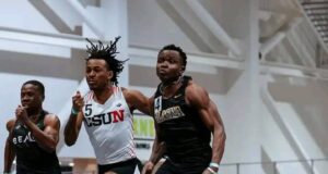 Joshua Caleb Retains Sprint Titles at GNAC Outdoor Championships, Anchors Alaska Anchorage to Relay Gold