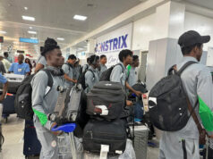 Just-In: Flying Eagles Return Home to Warm Reception After AFCON Bronze, World Cup Qualification