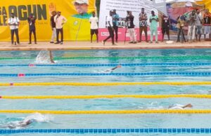Ogun2025: BREAKING! Kolade Otunla Clinches 100m Men Backstroke Gold for Ogun, Breaks Festival Record