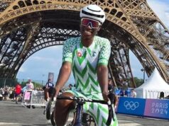 Gateway Games: 24 Hours After Stunning Defeat, Olympian Ukpeseraye Shows Class To Win Cycling 500m Gold