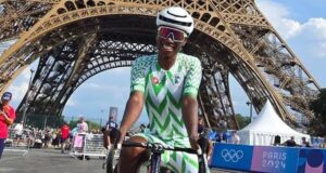 Gateway Games: 24 Hours After Stunning Defeat, Olympian Ukpeseraye Shows Class To Win Cycling 500m Gold